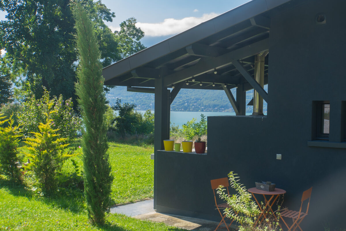 Entre lac et montagne - vue pool house