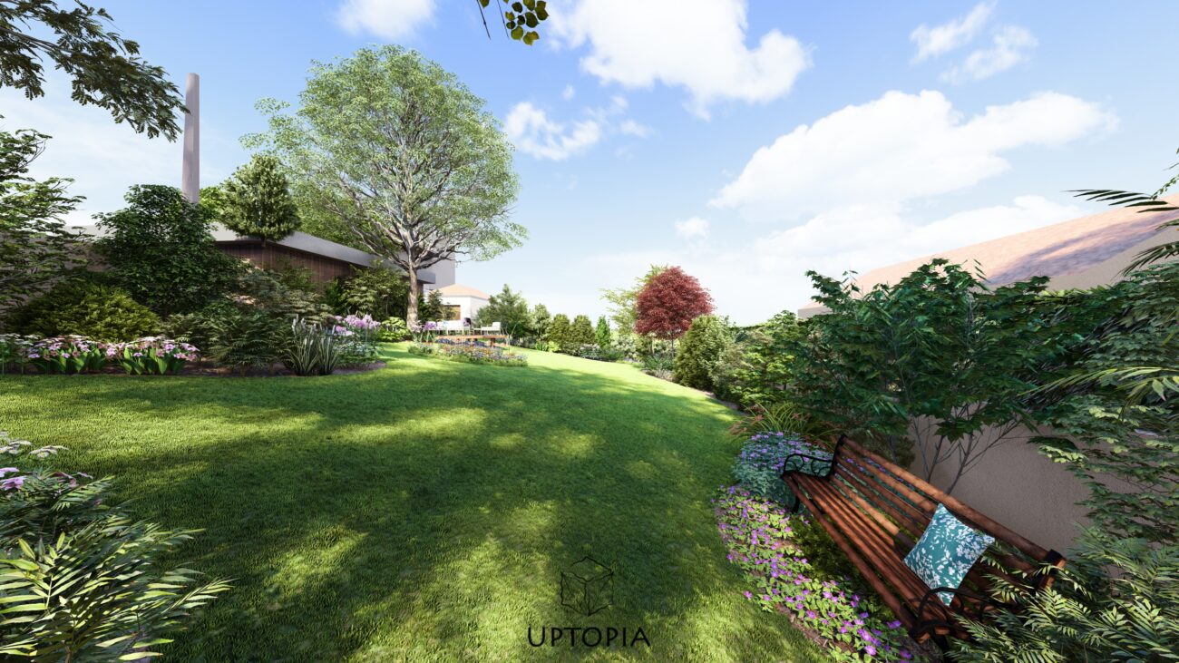 Structure en éveil - vue jardin