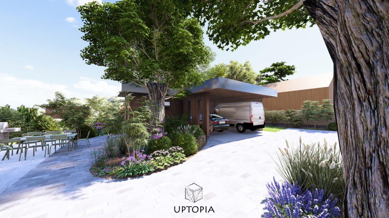 Structure en éveil - vue carport